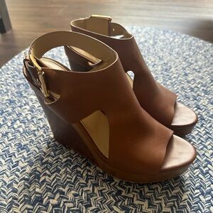 Michael Kors wedge platform heels